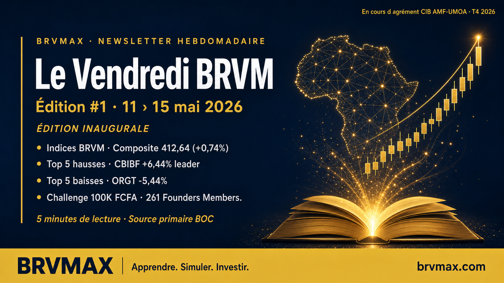 Le Vendredi BRVM #1 — Semaine du 11 au 15 mai 2026